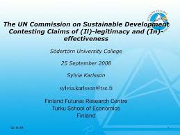 commission on sustainable development