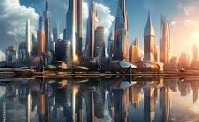 futuristic city