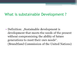 explain sustainable development