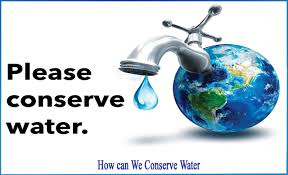 conserve water