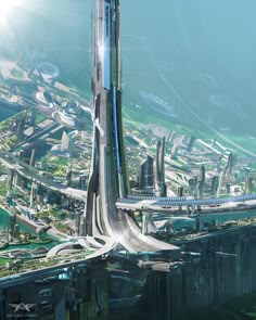 futuristic city design