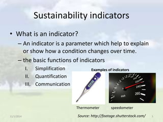 environmental indicators of development